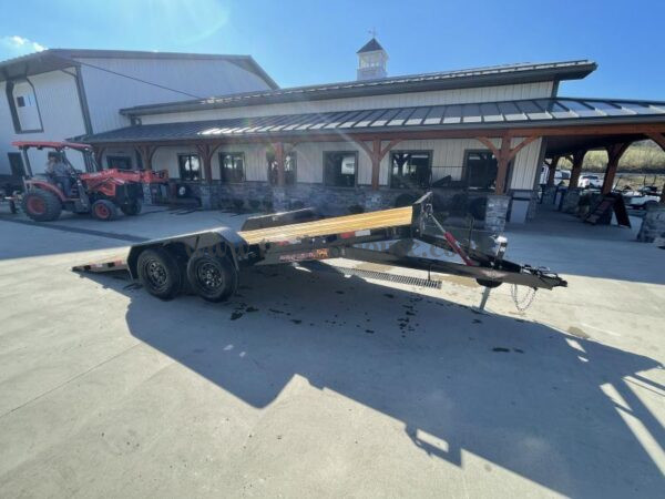 2024 H&H 7x18' Tilt Car Hauler Trailer - Image 3