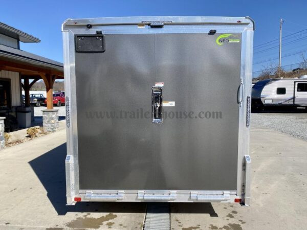 2023 NEO Trailers 7.5x14' NAMR Aluminum Enclosed Motorcycle Trailer – Black & Charcoal, UTV Package, Torsion Suspension, and More - Image 5