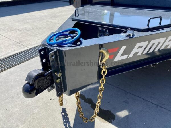 High-Performance 2024 Lamar 102x24' Deckover Power Tilt Trailer – 14000# GVW, Scissor Hoist, Spare Tire, and More - Image 19