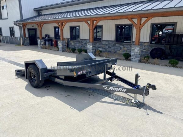 2024 Lamar 79x12' Single Axle Scissor Hauler Gravity Tilt Equipment Trailer – 7000# GVW, Steel Floor, Torsion Axle - Image 17