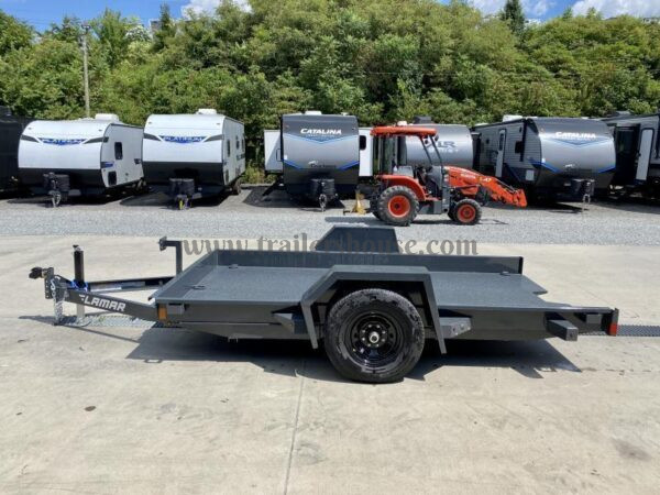 2024 Lamar 79x12' Single Axle Scissor Hauler Gravity Tilt Equipment Trailer – 7000# GVW, Steel Floor, Torsion Axle - Image 28