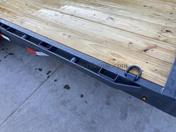 2024 Lamar 7x18' Equipment Trailer 14000# GVW * DELUXE OVERWIDTH RAMPS W/ HEAVY MESH * CHARCOAL POWDERCOAT * RUBRAIL/STAKE POCKETS/PIPE SPOOLS/D-RINGS * REM FENDERS * 12K JACK * CAST COUPLER * SPRING ASSIST * COLD WEATHER HARNESS - Image 12