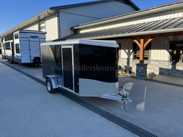2024 Neo 6x12 NAMR Aluminum Enclosed Motorcycle Trailer – 2990# GVW, Single Axle, Cabeless Ramp Door, Sport Tie-Down Package, and More - Image 2