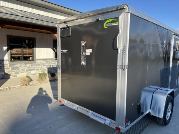 2024 Neo 6x12 NAMR Aluminum Enclosed Motorcycle Trailer – 2990# GVW, Single Axle, Cabeless Ramp Door, Sport Tie-Down Package, and More - Image 5