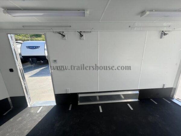 2024 Neo 7.5x16' NAMR Aluminum Enclosed Motorcycle Trailer – Fully Equipped with A/C, Cabinets, Sport Tie-Down System, and More - Image 13