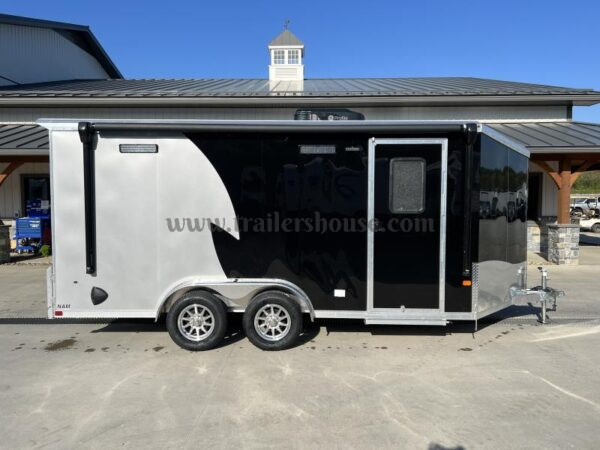 2024 Neo 7.5x16' NAMR Aluminum Enclosed Motorcycle Trailer – Fully Equipped with A/C, Cabinets, Sport Tie-Down System, and More - Image 36