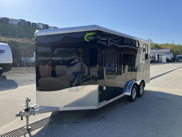 2024 Neo 7.5x16' NAMR Aluminum Enclosed Motorcycle Trailer – Fully Equipped with A/C, Cabinets, Sport Tie-Down System, and More - Image 31