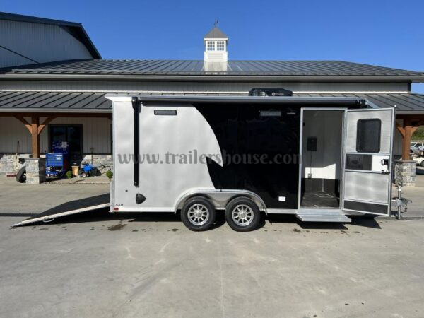 2024 Neo 7.5x16' NAMR Aluminum Enclosed Motorcycle Trailer – Fully Equipped with A/C, Cabinets, Sport Tie-Down System, and More - Image 28