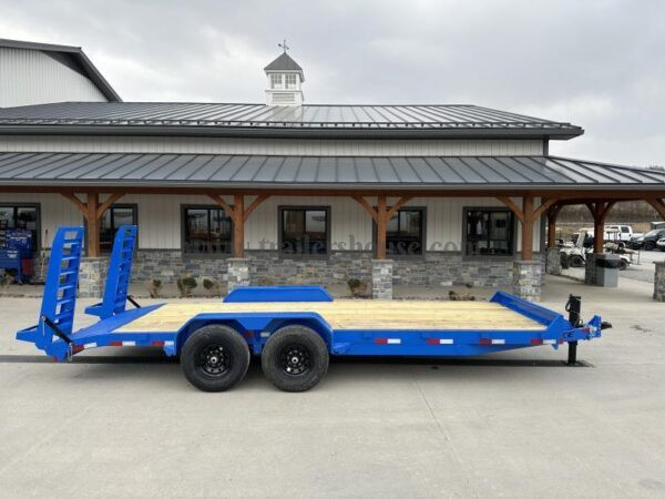 2024 Rice 7x16' Equipment Lowboy Trailer 14000# GVW * STAND UP WEDGE RAMPS * TOOLBOX * LED'S * POWDERCOAT * 6" TONGUE AND FRAME * TREADPLATE BEAVERTAIL * DROP LEG JACK * ADJUSTABLE COUPLER - Image 3