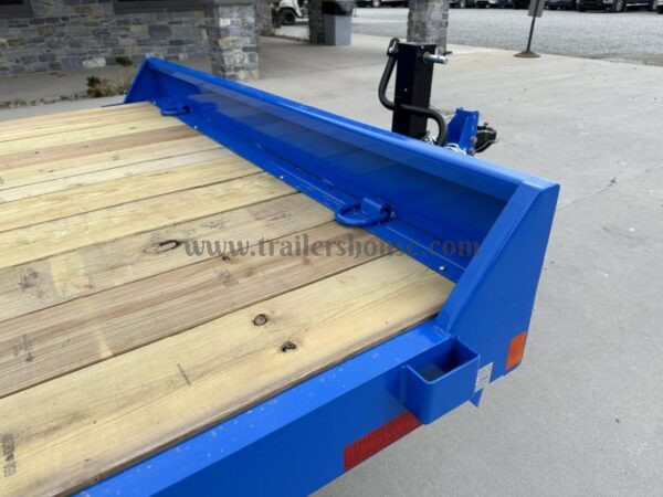 2024 Rice 7x16' Equipment Lowboy Trailer 14000# GVW * STAND UP WEDGE RAMPS * TOOLBOX * LED'S * POWDERCOAT * 6" TONGUE AND FRAME * TREADPLATE BEAVERTAIL * DROP LEG JACK * ADJUSTABLE COUPLER - Image 12