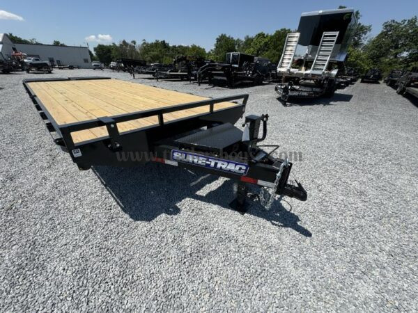 2024 Sure-Trac 102x22 Beavertail Deckover Trailer 15000# GVW * FULL WIDTH RAMPS * 10" I-BEAM MAINFRAME * CHANNEL SIDE RAIL * RUBRAIL/STAKE POCKETS/D-RINGS * ADJUSTABLE COUPLER * 12K DROP LEG JACK * LED'S - Image 6