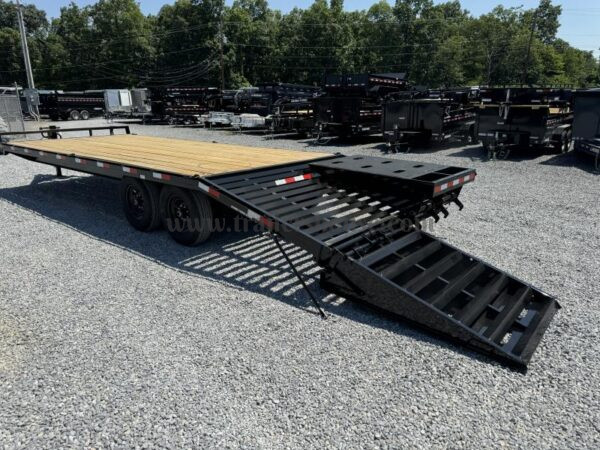 2024 Sure-Trac 102x22 Beavertail Deckover Trailer 15000# GVW * FULL WIDTH RAMPS * 10" I-BEAM MAINFRAME * CHANNEL SIDE RAIL * RUBRAIL/STAKE POCKETS/D-RINGS * ADJUSTABLE COUPLER * 12K DROP LEG JACK * LED'S
