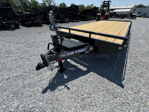 2024 Sure-Trac 102x22 Beavertail Deckover Trailer 15000# GVW * FULL WIDTH RAMPS * 10" I-BEAM MAINFRAME * CHANNEL SIDE RAIL * RUBRAIL/STAKE POCKETS/D-RINGS * ADJUSTABLE COUPLER * 12K DROP LEG JACK * LED'S - Image 5